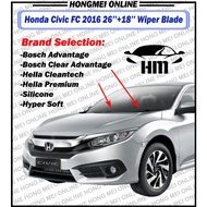 Honda Civic FC 2016 Wiper Blade 26''+18'' (1 pair)