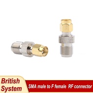 SMA MALE TO F FEMALE COAXIAL CONNECTOR ( F TYPE- MALE TO SMA - MALE ) SMA TO F TYPE
