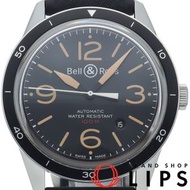 Bell & Ross 復古 BR123 運動傳承腕錶，43 毫米，型號 BR123-92-SP，不銹鋼/橡膠錶帶男士腕錶，黑色，拋光，成色極佳，含原裝錶盒和保固卡，二手