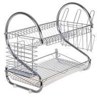 2 Layer Stainless Steel Dish Drainer