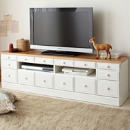 Combination of solid wood TV cabinet modern minimalist living room TV cabinet wall cabinet storage d