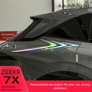 Suitable for ZEEKR 7X Rear Flank Lower Sticker zeekr 7x Body Sticker