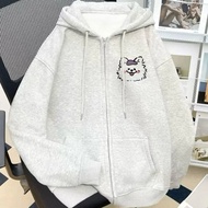 Jacket felt for men and women, 2-layer seamless hat, freesize 45-62kg - Dog Face