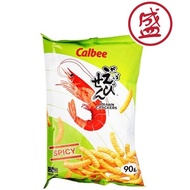 Calbee Prawn Crackers Spicy 90g