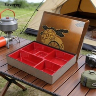 [Vaveren] Japanese Bento Box for Adults with Lid, Greaseproof Meal Prep Container, Food Container