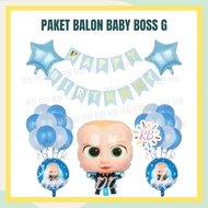 BABY BOSS G Balloon Package Baby Boss Birthday Decoration/