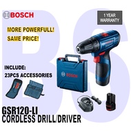 BANSOON BOSCH Cordless Drill/Driver 12V(GSR 120-Li)comes with 23pcs screw bit/drill bit set,2pcs 12V battery &amp; 1 charger