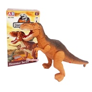 Dinosaur World ของเล่นเด็กไดโนเสาร์ T-Rex ทีเร็กซ์ ไดโนเสาร์เดินได้ ใส่ถ่าน มีเสียง ตัวใหญ่  ของเล่น