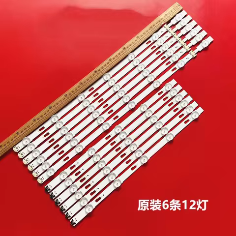 LED Backlight Strip for Samsung UE49MU6200K UE49KU6100K BN96-40632A BN96-40633A V6DU-490DCA-R0 MU610