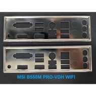 FE block main MSI B550M PRO-VDH WIFI (Mainboard IO Shield: 643)