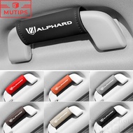 Toyota Alphard Car Door Armrest Cover Leather Car Roof Pull Gloves Handle Protector For 40 30 20 AH1