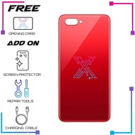 Back Cover  For Oppo A3S A5 Cph1803 A1853 Battery Back Panel Glass Housing