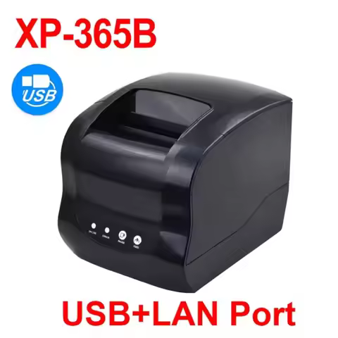XP-365B Thermal Receipts Printer USB LAN Link Computer/BT Smartphone/ RJ12 Cashregister Port Support