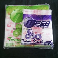 Plastic bag, thank you bag, clear mega thank you 15-24