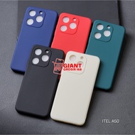 Itel A50 Itel A27 Macaron Square Softcase Candy Macaron / Case Square Edge Itel A50 Itel A27