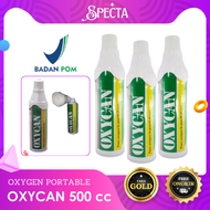 BEST SELLER !! - [BISA COD] OXYCAN Tabung Oxygen Portable 500 cc Alat Bantu Pernapasan / alat bantu 