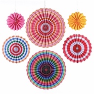 Paper fan series - paper fan set - decorative paper fan - party decoration paper fan - paper fan