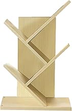 Naturals - Stylish 3-Tier Tree Bookshelf Pine Colour Modern Storage Solution for Books, Toys, & Deco