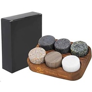 Whiskey Stones, Set of 6 Whiskey Chilling Stones, Reusable Ice Cubes, Whiskey Rocks - Perfect Whiske