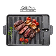 Grill Pan Tempat Pemanggang Daging / Alat Panggang Daging / alat pemanggang BBQ Grill Pan OMICKO