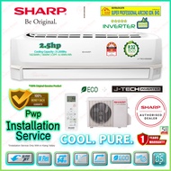 Sharp 2.5hp Inverter Air Conditioner AHX24BED &amp; AUX24BED J-Tech Inverter ((5 Star Energy Rating))