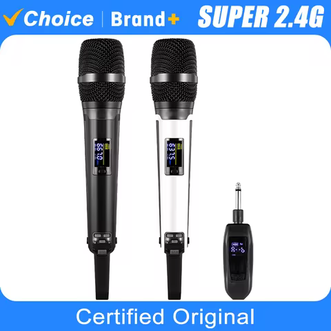 SKM9000 Wireless Microphone TAVOSOP Professional Super 2.4G Frequency Adjustable For Paryt Show Teac