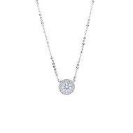 IGI-1.02克拉實驗室培育鑽石白金墜鍊