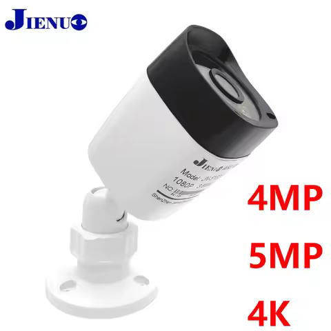 JIENUO POE Camera 8MP 4K Outdoor Waterproof Security Surveillance NightVision 4MP 5MP Onvif CCTV Vid