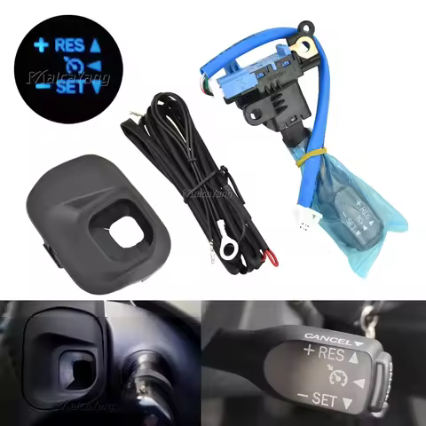 LED Blue Light Cruise Control Switch For Toyota Prius C AQUA NHP10 84632-34011 84632-34017 Steering 