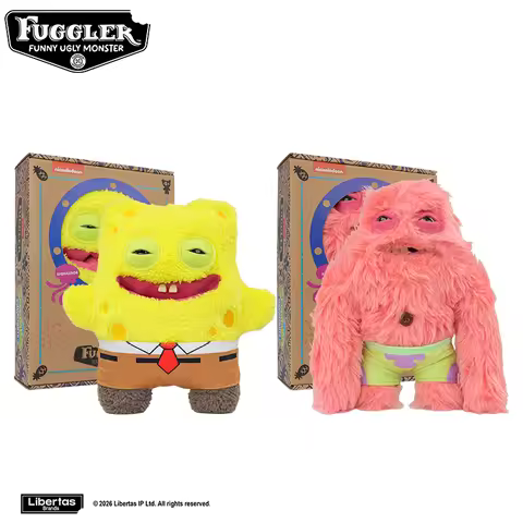 Original Fugglers Funny Ugly Monsters Fuggler Plushins Toys Fuggler Tooth Monster Spongebob Squarepa