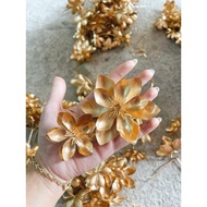 Wholesale bag of 10 double peach blossoms, class 1, beautiful, shiny, soft to decorate luxury gift b