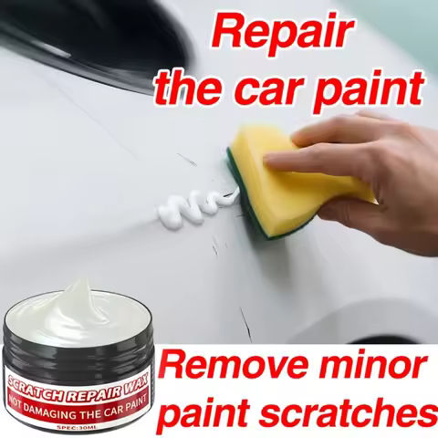 JOKJOK Car Scratch Repair Wax 30ML- Universal Quick Shine for All Vehicles, Removes Minor Swirls & P