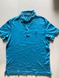 Nautica 藍色短袖Polo衫 XS