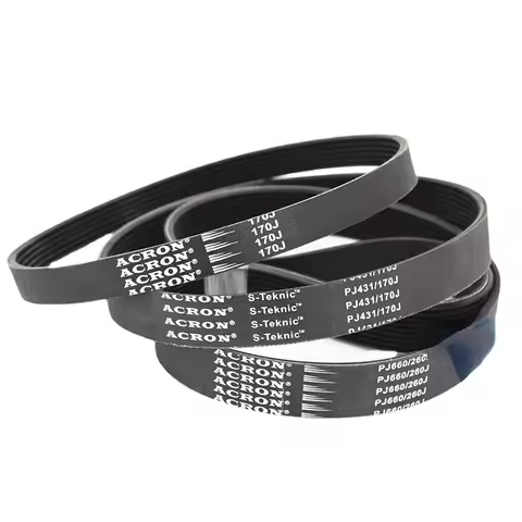 VEGA V-Belt PJ470 185J 190J 195J 200J 205J 210J 215J 180J 3/4/5/6 Ribs For DIY Model Motor Belt Part