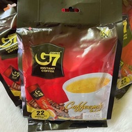 กาแฟ จี7 พร้อมชงดื่ม เวียดนาม แท้ G7 Vietnamese trung nguyen brand 3in1 coffee 22pcs