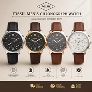 [BEST SELLING] Premium Quality FS5380 FOSSIL chronograph Leather Strap Unisex watch