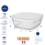 Duralex Freshbox กล่องเก็บอาหาร กล่องถนอมอาหาร เข้าไมโครเวฟได้ (รับประกันสินค้าแตก)