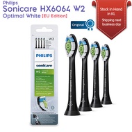 Philips Sonicare HX6064 / HX6068 W2 Optimal White Set of 4 or 8 Brush Heads [EU Edition]