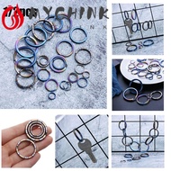 CHINK 1/2pcs 10~32mm EDC Keychain Outdoor Hanging Tool Key Ring Keyring Buckle Circle Clip Titanium 