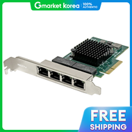 Next U | Eznet Ubiquitous Labonek Pcie X4 Quad Copper Rj45 Broadcom 1g Server Lan Card 474Dcp-Bcm Ne