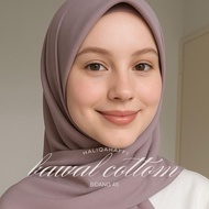 [BUY 10 FREE 1] HALIQAHAFFI Tudung Bawal Cotton (Bidang 45)