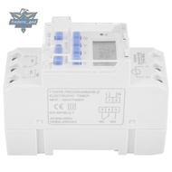 TM919A-2 Programmable Digital Time Switch Relay Timer Control AC 220V 16A Din Rail Mount