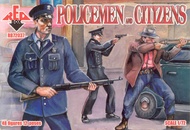 RedBox 72037 Policemen and Citizens 1/72