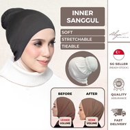 Inner Sanggul ( Alya Apparels / Tieable / Breathable / Cooling / Tube / Innercap / Shawl / Innera /T