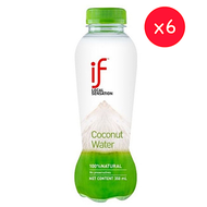 (6支裝) 泰國100% IF椰青水 (樽裝) 6x350ml #15700168 IF Thai 100% Coconut Water#新舊包裝隨機發貨