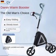 Front Elbow Cane with Wheels Front Elbow Cane Portable Walker for the Elderly Fracture Walker Foldab