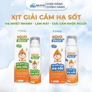Novocare Novopetie FEVER RELIEF cold relief spray helps cool down quickly, reduces discomfort 100ml