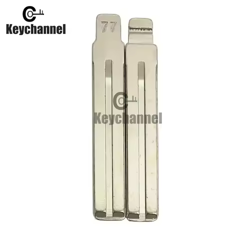 Keychannel 10PCS 77# KD Blade TOY48 Folding Fob Blank Car Key Flip Blade for KEYDIY KD VVDI Xhorse f