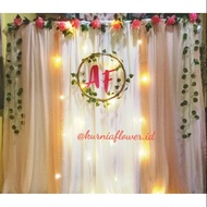 Paket Dekorasi Lamaran Wedding / Backdrop Lamaran Wedding