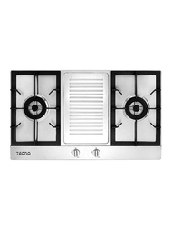 TA 982TRSV Tecno 2-Burner 90cm Stainless Steel Cooker Hob